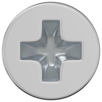 Verzonken schroeven 2 pcs Zilver M4 x 6 mm Staal 3