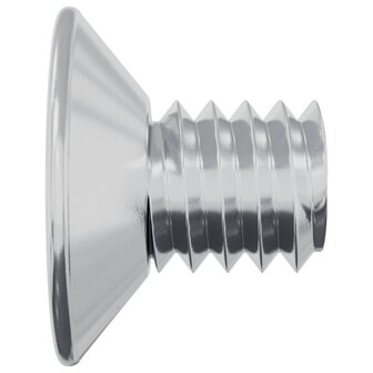Verzonken schroeven 2 pcs Zilver M4 x 6 mm Staal 4