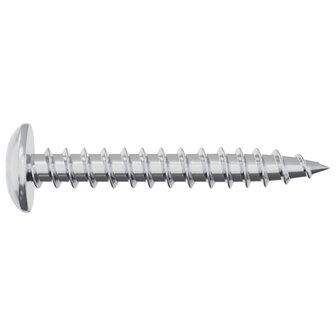 Houtschroeven 12 pcs Zilver M4 x 28 mm IJzer 4