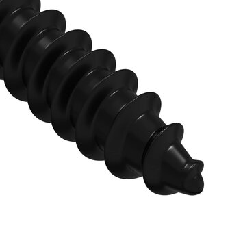 Tapnagel 12 pcs Zwart M4 x 28 mm Staal 5
