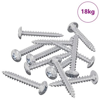 Houtschroeven 8451 pcs Zilver Staal 3