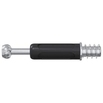 Cam Lock Bout 12 pcs Zilver en Zwart M6 x 40 mm Metaal 4
