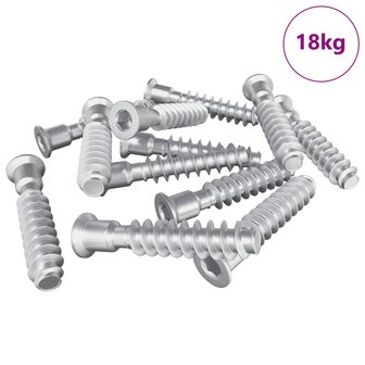 Hoofdkapbout 2900 pcs Zilver Staal 2