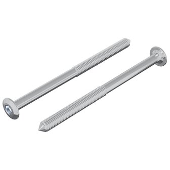 Bout 2 pcs Zilver M6 x 85 mm Staal 2