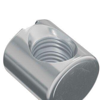 Barrelmoeren 2 pcs Zilver M6 x 12 mm Metaal 5