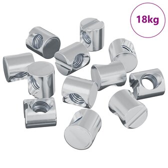 Barrelmoeren 4500 pcs Zilver M6 x 12 mm Metaal 2