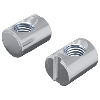 Barrel Moer 2 pcs Zilver M6 x 13 mm IJzer 2