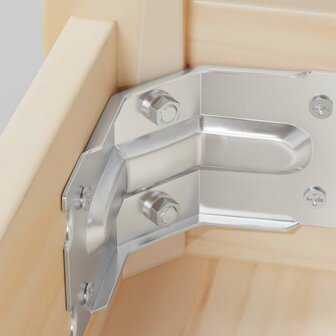 Zeshoekige Moer 12 pcs Zilver M6 Metaal 6