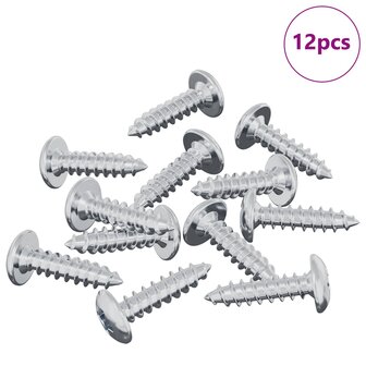 Bout 12 pcs Zilver M4 x 16 mm Staal 2