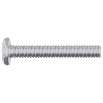 Slotschroef Effen 12 pcs Zilver M6 x 35 mm Staal 3