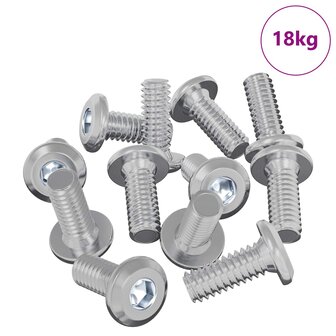 Vergrendelingsschroef 3600 pcs Zilver Staal 2