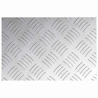 traptreden Rechthoekig 4 pcs Zilver 30 x 20 cm Aluminium 5