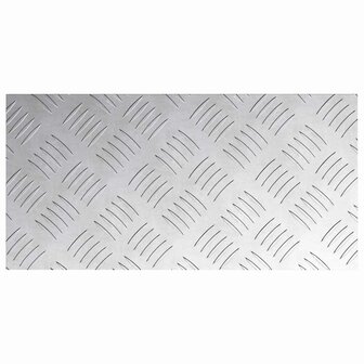 traptreden Rechthoekig 2 pcs Zilver 40 x 20 cm Aluminium 5