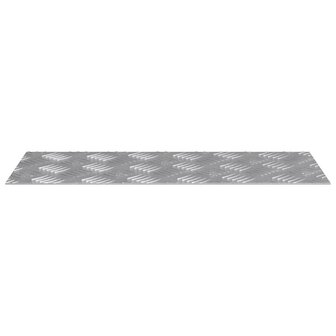 traptreden Rechthoekig 4 pcs Zilver 50 x 20 cm Aluminium 4