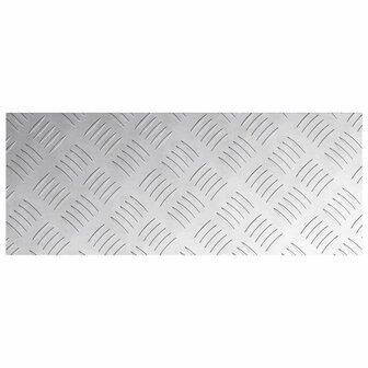 traptreden Rechthoekig 4 pcs Zilver 50 x 20 cm Aluminium 5