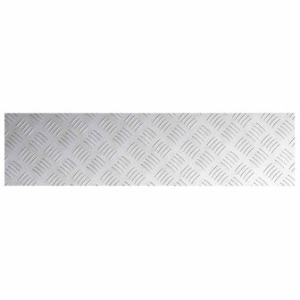 traptreden Rechthoekig 2 pcs Zilver 80 x 20 cm Aluminium 5
