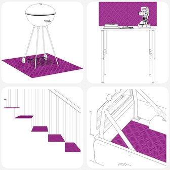 traptreden Rechthoekig 2 pcs Zilver 90 x 20 cm Aluminium 7