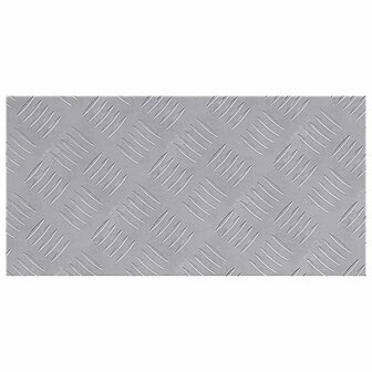 traptreden Rechthoekig 4 pcs Zilver 50 x 25 cm Aluminium 6