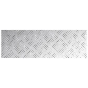 traptreden Rechthoekig 2 pcs Zilver 75 x 25 cm Aluminium 5