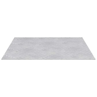 traptreden Vierkant 2 pcs Zilver 30 x 30 cm Aluminium 4