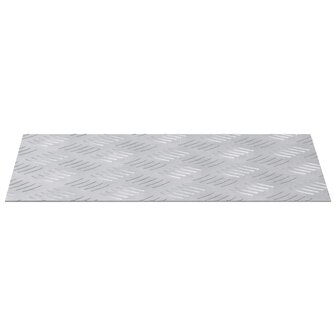 traptreden Rechthoekig 2 pcs Zilver 40 x 30 cm Aluminium 3