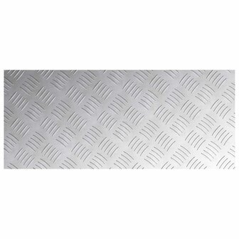 traptreden Rechthoekig 2 pcs Zilver 70 x 30 cm Aluminium 5