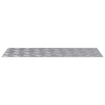 traptreden Rechthoekig 2 pcs Zilver 80 x 30 cm Aluminium 4