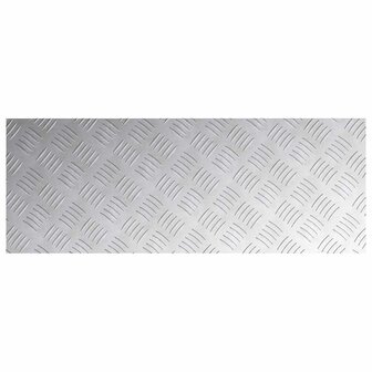 traptreden Rechthoekig 2 pcs Zilver 80 x 30 cm Aluminium 5