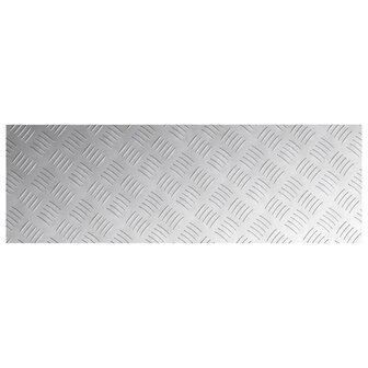 traptreden Rechthoekig 4 pcs Zilver 90 x 30 cm Aluminium 5