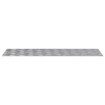 traptreden Rechthoekig 2 pcs Zilver 100 x 30 cm Aluminium 4