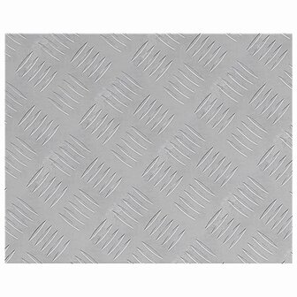 traptreden Rechthoekig 4 pcs Zilver 50 x 40 cm Aluminium 5