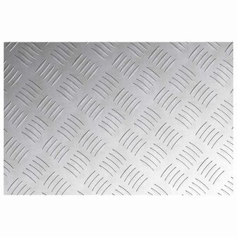 traptreden Rechthoekig 2 pcs Zilver 60 x 40 cm Aluminium 5