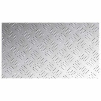 traptreden Rechthoekig 2 pcs Zilver 70 x 40 cm Aluminium 5
