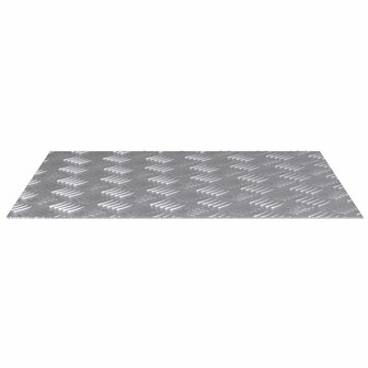 traptreden Rechthoekig 2 pcs Zilver 60 x 50 cm Aluminium 2