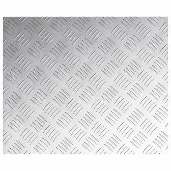 traptreden Rechthoekig 4 pcs Zilver 60 x 50 cm Aluminium 2