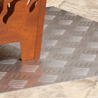 traptreden Rechthoekig 2 pcs Zilver 70 x 50 cm Aluminium 3