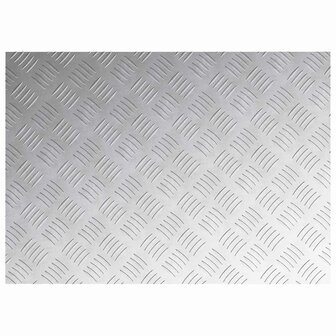 traptreden Rechthoekig 2 pcs Zilver 70 x 50 cm Aluminium 4