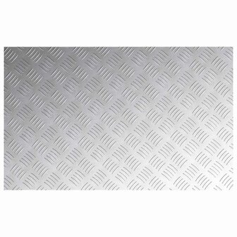 traptreden Rechthoekig 2 pcs Zilver 80 x 50 cm Aluminium 5