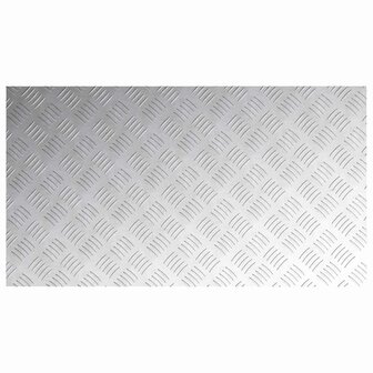 traptreden Rechthoekig 2 pcs Zilver 90 x 50 cm Aluminium 5