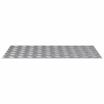 traptreden Rechthoekig 2 pcs Zilver 90 x 50 cm Aluminium 4