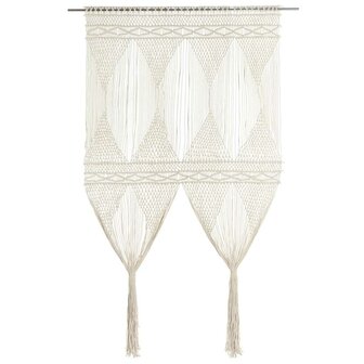 Gordijn macram&eacute; 140x240 cm katoen 2
