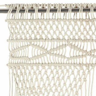 Gordijn macram&eacute; 140x240 cm katoen 4