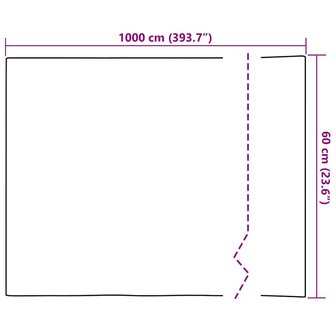 Statische raamfolie Doorzichtig 60 x 1000 cm PVC 8