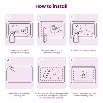 Statische raamfolie Doorzichtig 60 x 1000 cm PVC 9