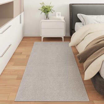 Vloerkleed Rechthoekig LUGO Cr&egrave;me 150 x 80 cm Polyester 3
