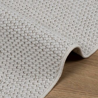 Vloerkleed Rechthoekig LUGO Cr&egrave;me 150 x 80 cm Polyester 5