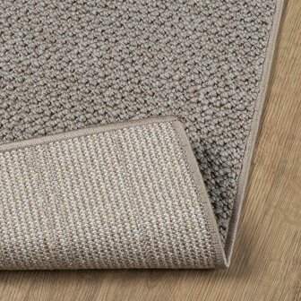 Vloerkleed Rechthoekig LUGO Taupe 150 x 80 cm Polyester 4