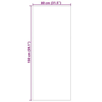 Vloerkleed Rechthoekig SIROLO Beige 150 x 80 cm Polyester 8