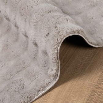 Vloerkleed Rechthoekig SIROLO Zand 150 x 80 cm Polyester 5