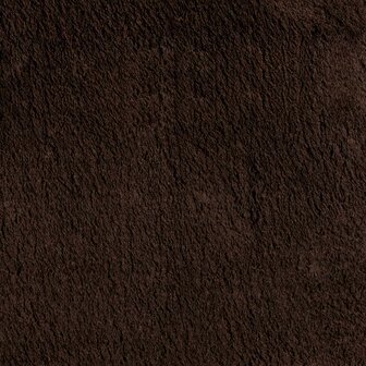 Vloerkleed Rond HUARTE Bruin &Oslash; 160 CM Polyester 7
